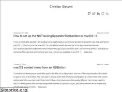 Sites similar to christiangiacomi.com