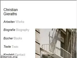 Sites similar to christiangieraths.com