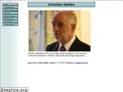 Sites similar to christianhaehlke.de