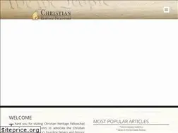 Sites similar to christianheritagefellowship.com