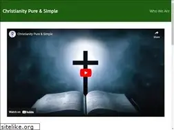 Sites similar to christianitypureandsimple.org