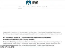 Sites similar to christianleaderscollege.org