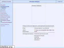 Sites similar to christianlehmann.eu