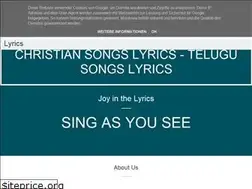 Sites similar to christianlyriczs.blogspot.com
