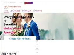 Sites similar to christianmarriages.in