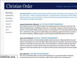 Sites similar to christianorder.com