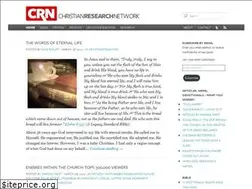 Sites similar to christianresearchnetwork.org