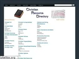 Sites similar to christianresourcedirectory.org