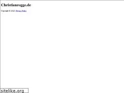 Sites similar to christianrogge.de