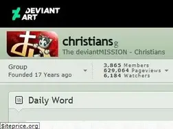 Sites similar to christians.deviantart.com
