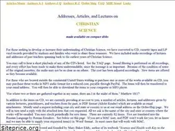 Sites similar to christianscienceoncd.com