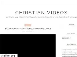 Sites similar to christianteluguvideos.blogspot.com