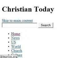 Sites similar to christiantoday.co.uk