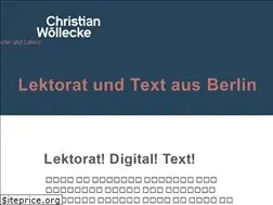Sites similar to christianwoellecke.de