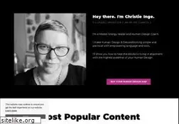 Sites similar to christieinge.com