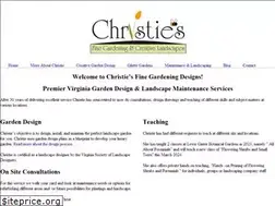 Sites similar to christiesfinegardening.com