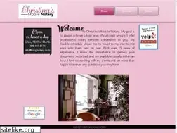 Sites similar to christinasmobilenotary.com