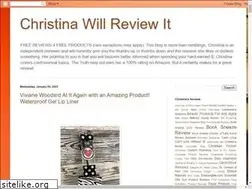 Sites similar to christinawillreviewit.blogspot.com