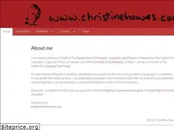 Sites similar to christinehowes.com