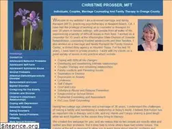 Sites similar to christineprosser.com