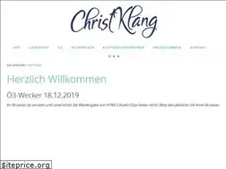 Sites similar to christklang.at