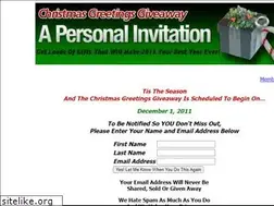 Sites similar to christmasgreetingsgiveaway.com