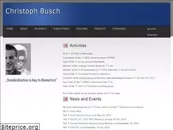 Sites similar to christoph-busch.de