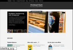 Sites similar to christoph-koch.net