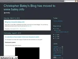 Sites similar to christopher-batey.blogspot.com