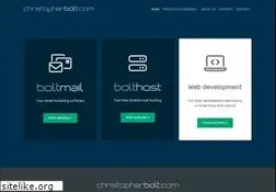 Sites similar to christopherbolt.com