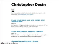 Sites similar to christopherdosin.me