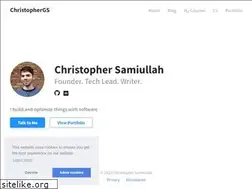 Sites similar to christophergs.com