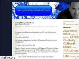 Sites similar to christopherhildreth.com