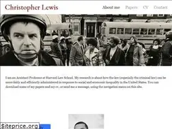 Sites similar to christopherlewis.org