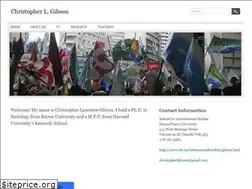 Sites similar to christopherlgibson.com