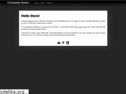 Sites similar to christophermullins.com