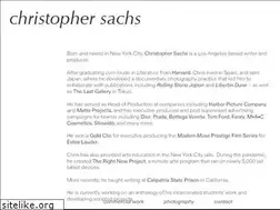 Sites similar to christophersachs.com