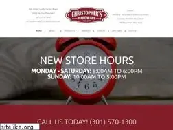 Sites similar to christophershardwarestore.com