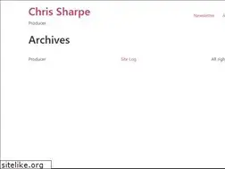 Sites similar to christophersharpe.com