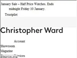 Sites similar to christopherward.com