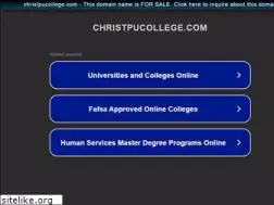 Sites similar to christpucollege.com