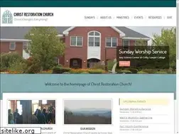 Sites similar to christrestorationchurch.net