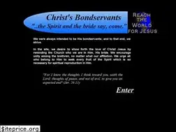 Sites similar to christsbondservants.org