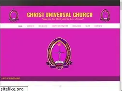 Sites similar to christuniversal.org