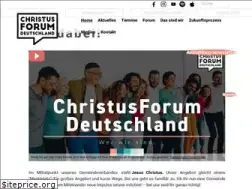 Sites similar to christusforum.de