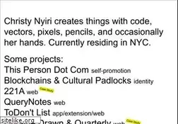 Sites similar to christynyiri.com