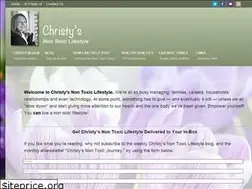 Sites similar to christysnontoxiclifestyle.com