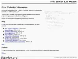 Sites similar to chriswarbo.net