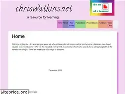 Sites similar to chriswatkins.net