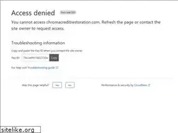 Sites similar to chromacreditrestoration.com